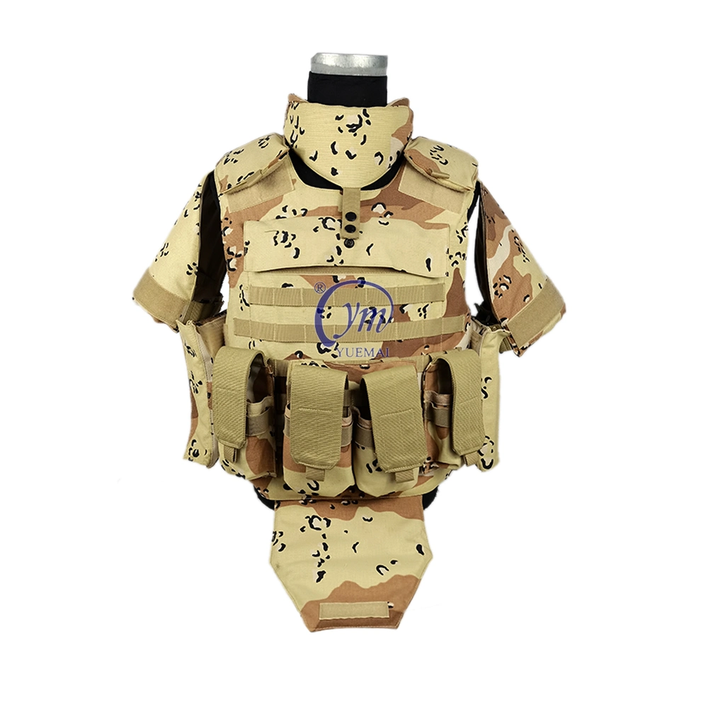 Whole Body Protect Ballistic Vest Camouflage Bullet Proof Jacket with Molle System